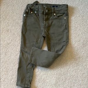 EUC AG stretch skinny jeans olive color